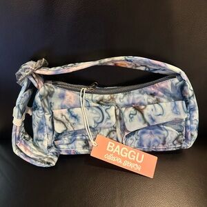 NWT BAGGU x Collina Strada - Cargo Shoulder Bag in "blue” - limited edition